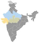 Inde • |0800/1300| • dynastie Paramara: carte